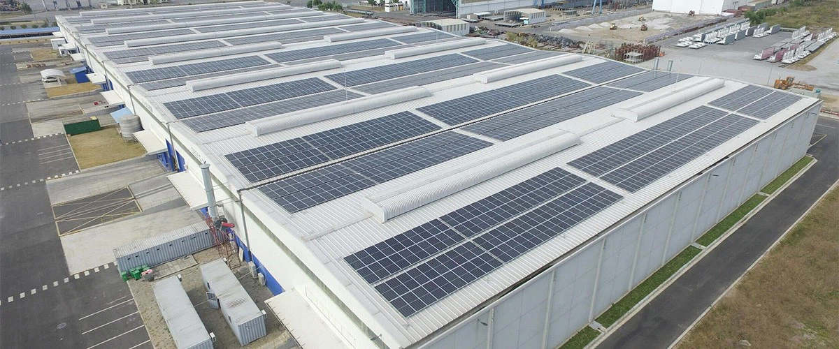 news-Large factories use solar power-1200-500 news-Large factories use solar power-1200-500