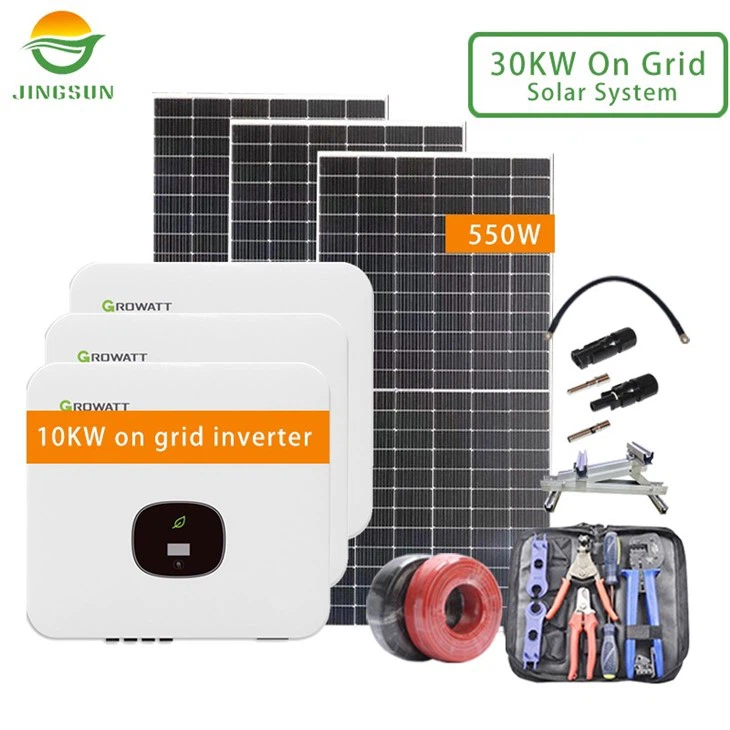 30 KW On Grid Solar System
