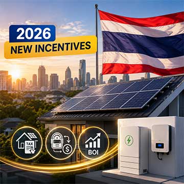 Thailand Solar Policy 2026: New Incentives Boost Rooftop Solar And C&I Energy Storage