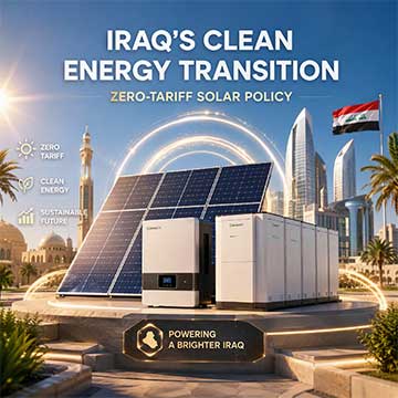 Iraq Removes Import Duties On Solar Energy Systems